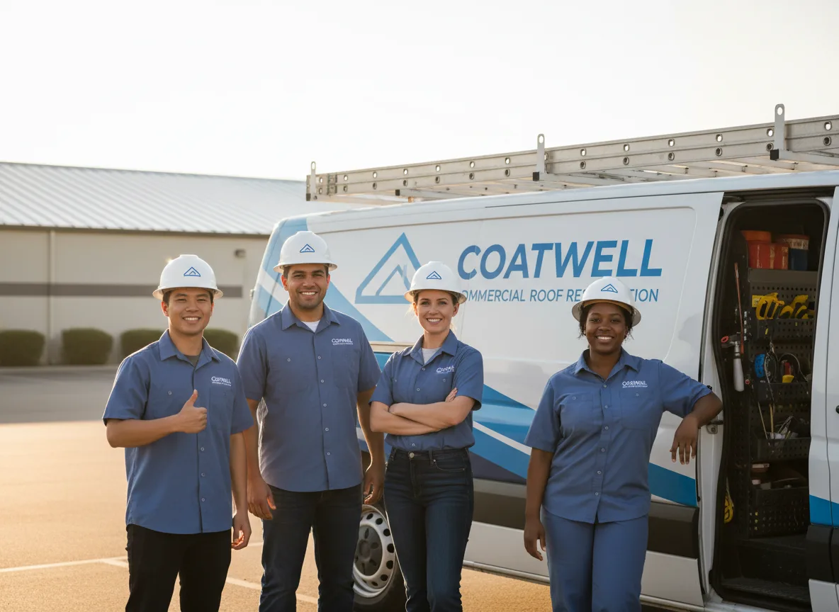 Commercial roof coating company in Pierpont, OH